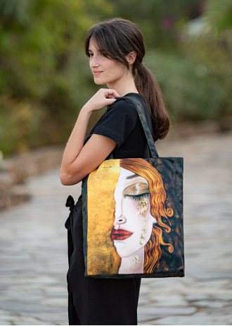 Anne Marie Zilberman - Golden Tears - Shopping Βags