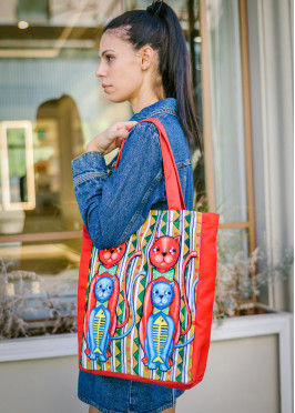 Maria Kokkini - Cats 2 - Shopping Βags