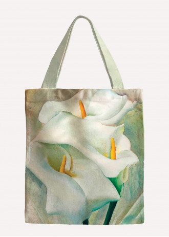 Calla Lilies - Georgia O'Keeffe - Shopping Βags