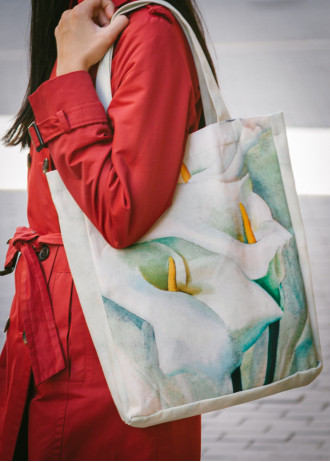 Calla Lilies - Georgia O'Keeffe - Shopping Βags
