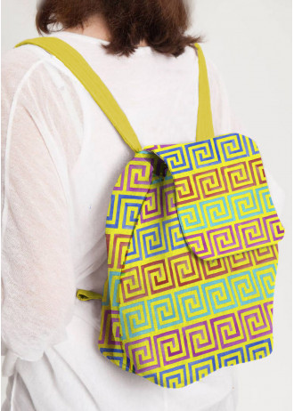 Meandros Colourful - Canvas - Backpacks