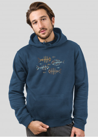 Fishbone Echoes of the Ocean - Hoodies