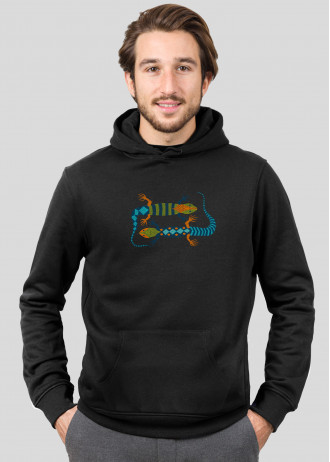 Happy colorful Lizards - Hoodies