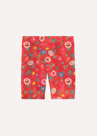 Red Floral  - Leggings