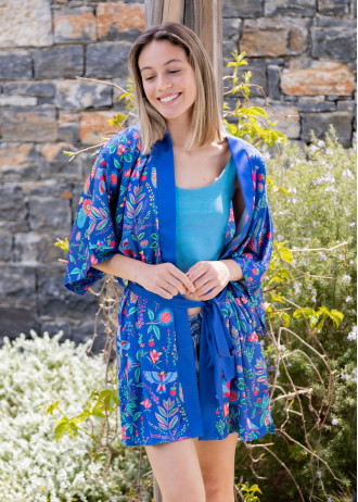 Flowers and Birds - Kimono