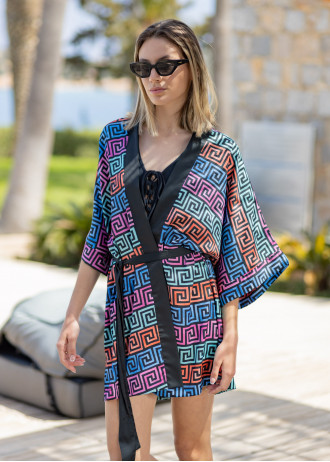 Meandros Pattern - Kimono