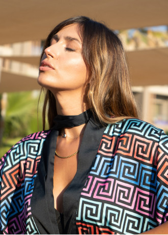 Meandros Pattern - Kimono