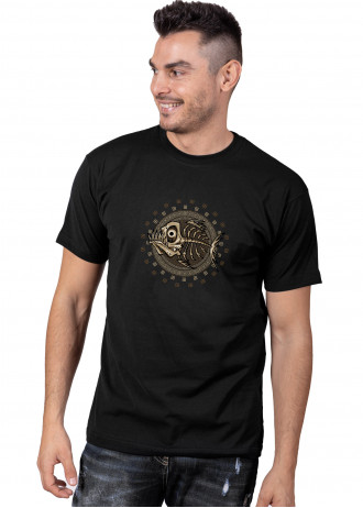 Fishbone Disk - T-Shirts