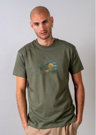 Moonlit Olive Grove  - T-Shirts