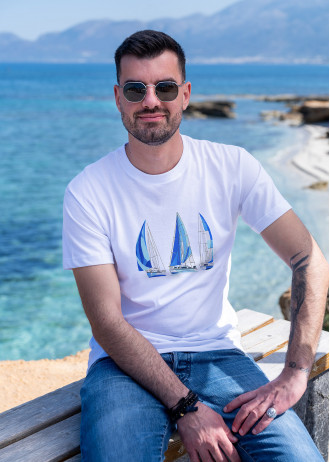 Greek sailing boats - T-Shirts