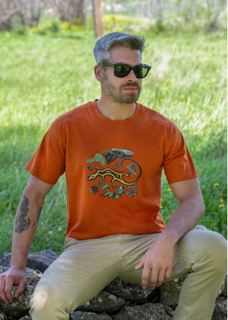 Mosaic Gecko - T-Shirts