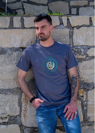 Greek Compass and key pattern - T-Shirts