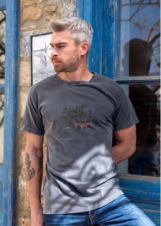 Olive Tree Camper - Stonewashed T-Shirts
