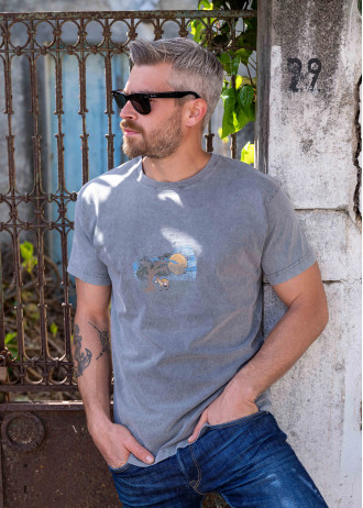 Moonlit Olive Grove - Stonewashed T-Shirts
