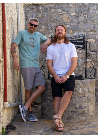 Aegean lizards - Stonewashed T-Shirts