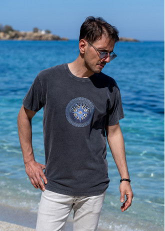 Aegean Star Compass - Stonewashed T-Shirts