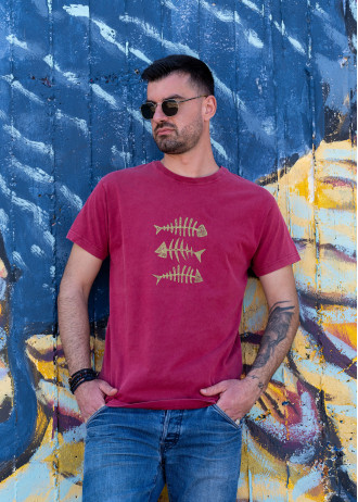 Fish Bones Trio - Stonewashed T-Shirts