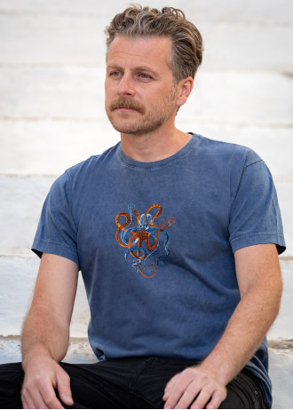 Octopus - Stonewashed T-Shirts
