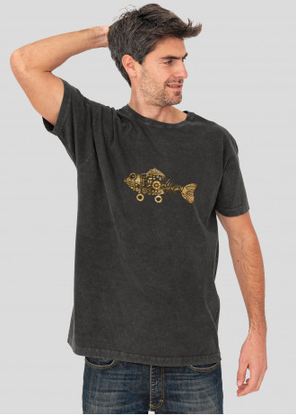 Golden gears of the Deep - Stonewashed T-Shirts