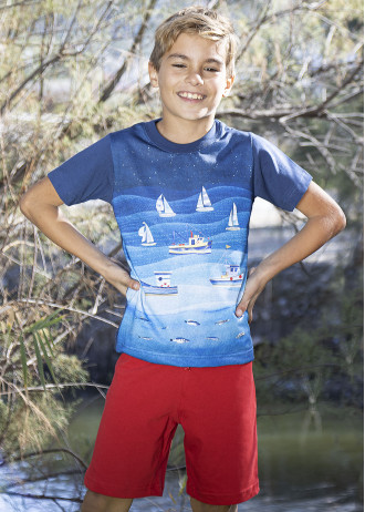 Watercolour Boats - T-Shirts