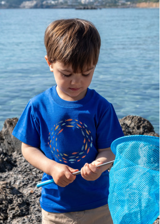 Colorful Fish Circle - T-Shirts