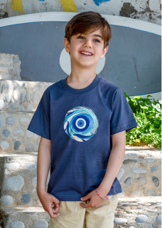Lucky Eye with Dolphins - T-Shirts