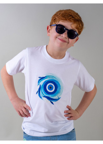 Lucky Eye with Dolphins - T-Shirts