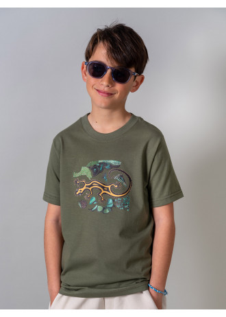 Jungle Lizard Camouflage - T-Shirts