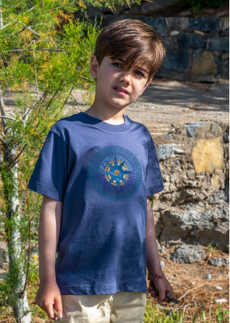 Blue Compass & Greek Key - T-Shirts