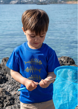 Trio of Fish Skeletons - T-Shirts