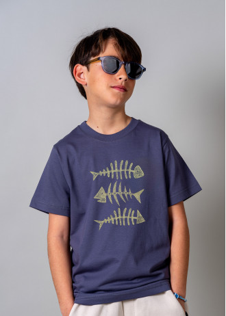 Trio of Fish Skeletons - T-Shirts