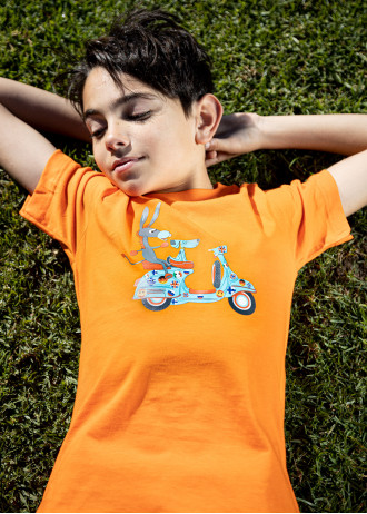 Donkey on Scooter - T-Shirts