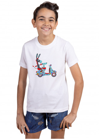 Donkey on Scooter - T-Shirts