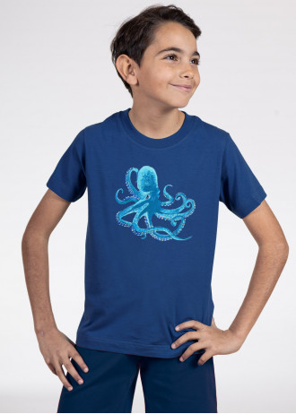 Blue Octopus - T-Shirts