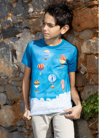 Santorini Balloons  - T-Shirts