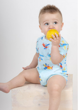 With sleeve - Airplanes - Bodysuits