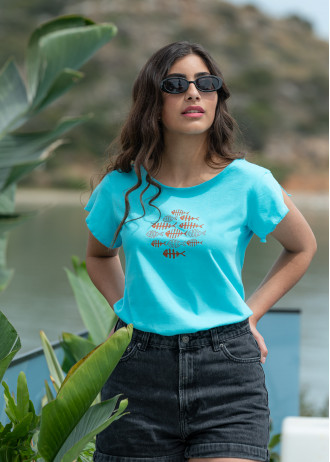 Bronze Fishbones - T-Shirts