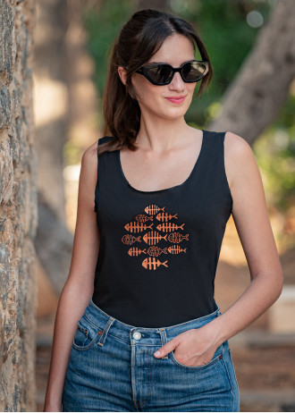 Bronze Fishbones - T-Shirts