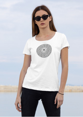 Black Meandros - T-Shirts