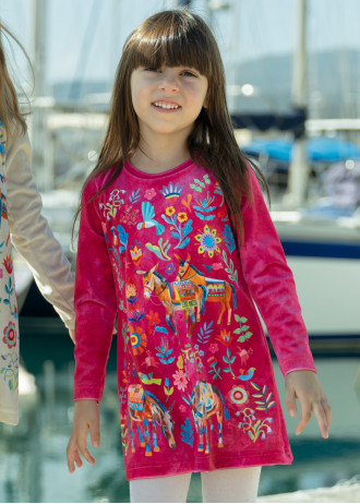 Donkeys in Red - Velvet Dresses