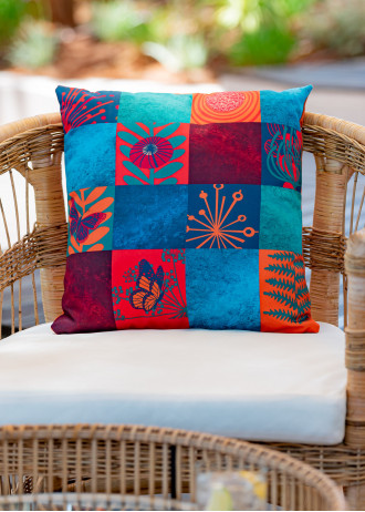 Collage Of Flowers - Cushions Canvas