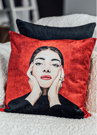 Callas Red - Cushions Velvet