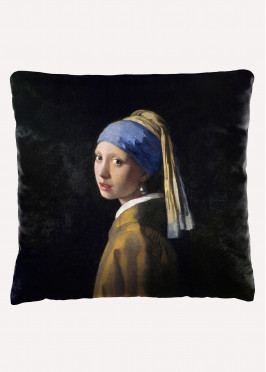 Johannes Vermeer - Girl with a Pearl Earring - Cushions Velvet
