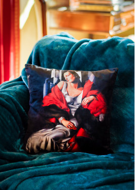 Tamara De Lempicka - Portrait of Mrs Boucard - Cushions Velvet