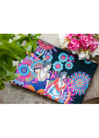 Geometric Flower - Clutches Canvas