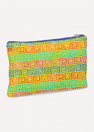 Meandros Colourful - Clutches Canvas