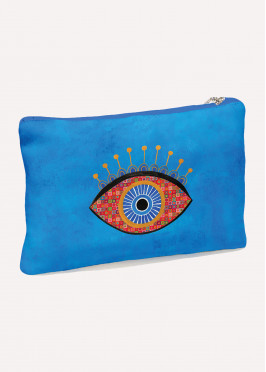 Colourful Lucky Eye - Clutches Canvas