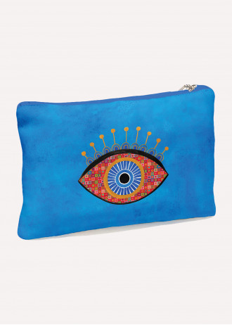 Colourful Lucky Eye - Clutches Canvas