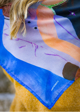 Mimi Roberts - The Woman with a Tiger Head - Scarves